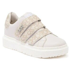 DKNY "Marzi" Platform Sneaker Women's Sz 6m Triple-Strap Sand.
